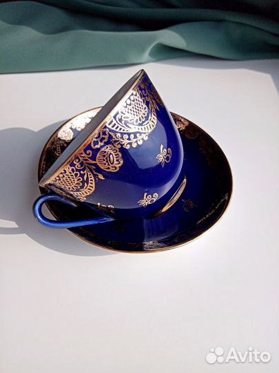 Новая чайная пара лфз кобальт
