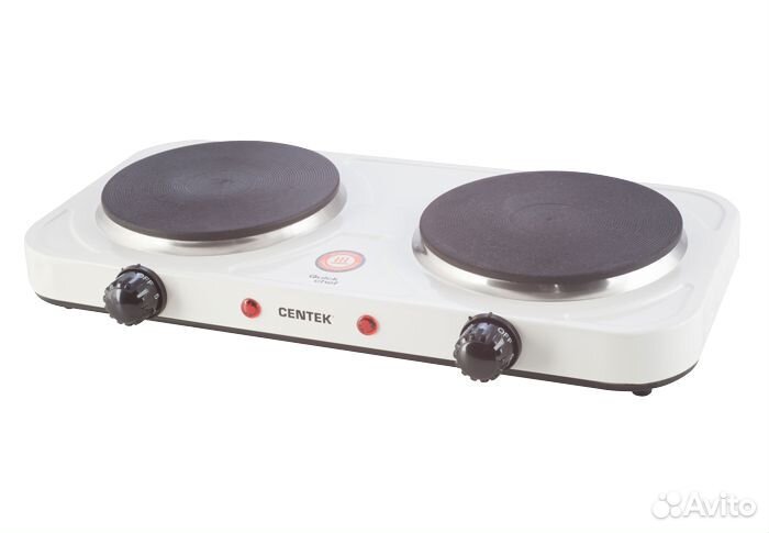 Плитка электрическая Centek CT-1507 (белый) 2конф