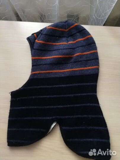 Шапка шлем осень-зима