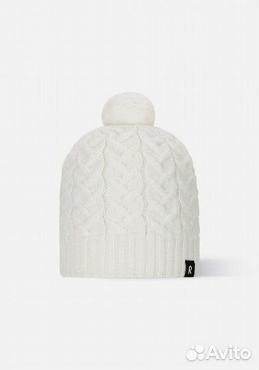 Шапка-бини Reima Talvinen Белая 56