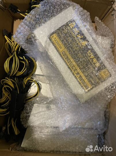 Новый блок питания 2200 w для асика s9 l3+