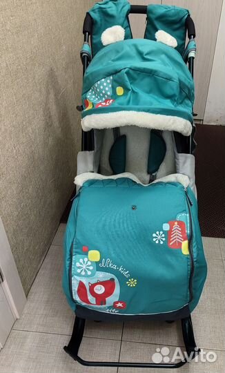 Санки коляска ника