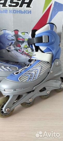 Регулируемые роликовые коньки р38-41