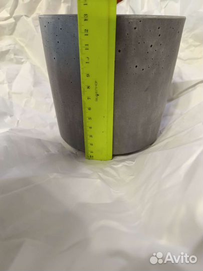 Кашпо из бетона. Бетонное кашпо