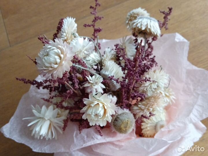 Мини букет из сухоцветов