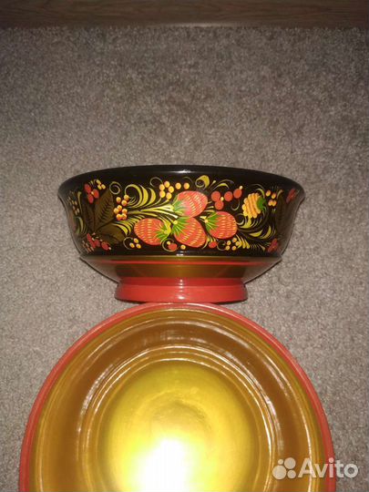 Хохлома деревянная посуда