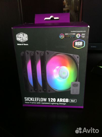 Комплект вентиляторов Cooler Master SickleFlow 120