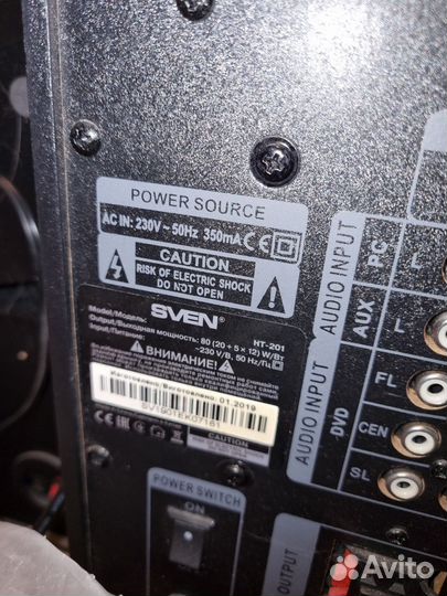 Колонки для компьютера sven HT-201