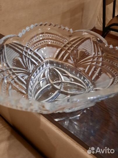 Хрусталь салатница