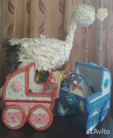 Коляски с колокольчиками для свадьбы