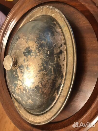 СССР, Мельхиоровая утятница блюдо - баранчик