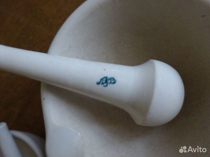 Ступка фарфоровая аптечная СССР