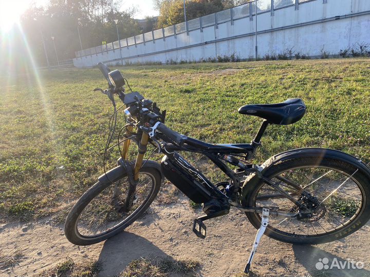 Электровелосипед двухподвес