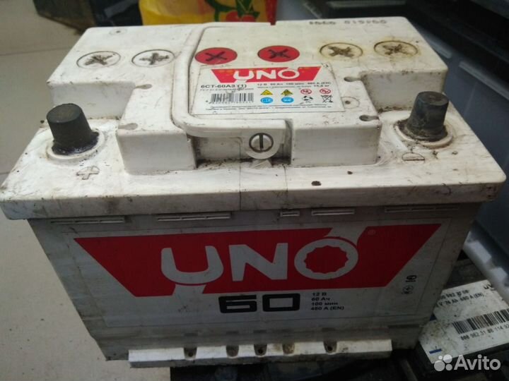 60Ач аккумулятор б/у UNO