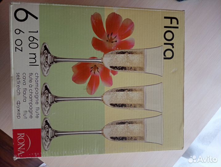 Фужеры под шампанское Rona 6 шт