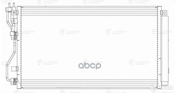 Радиатор кондиц. с ресивером KIA Optima 15 - 2