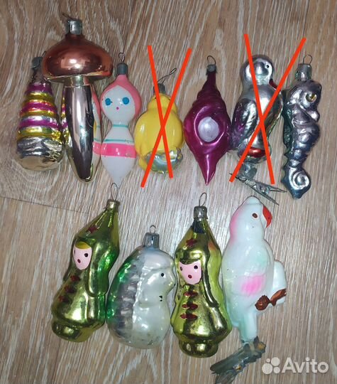 Елочные игрушки СССР
