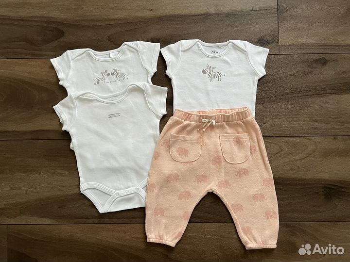 Zara Пакет одежды для девочки 68 (3-6 мес)
