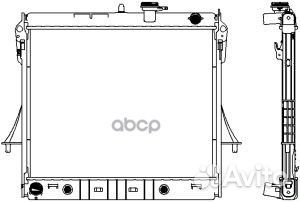 Радиатор hummer H3 04/05- 30811009 Sakura