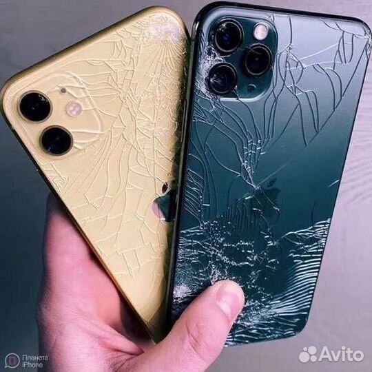 Заднее стекло крышка iPhone\Samsung плюс замена