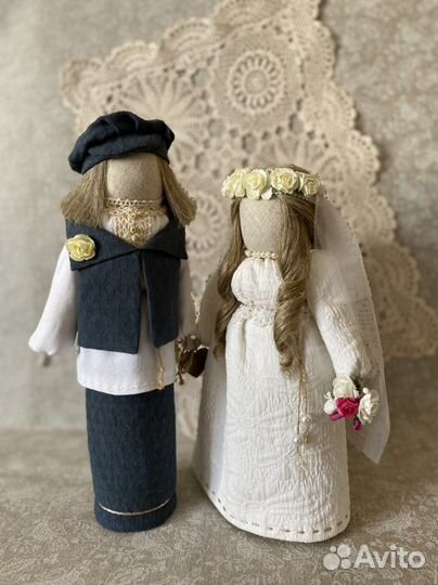 Народные куклы «Неразлучники» подарок на свадьбу