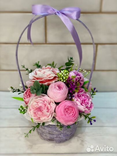 Букет цветов из мыла / подарок