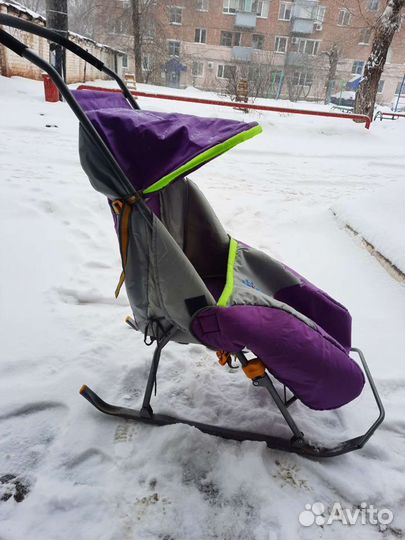Коляска санки