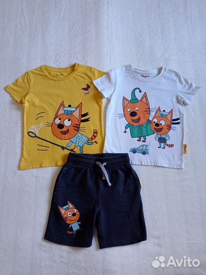 Костюм шорты и футболка + шорты 6 шт