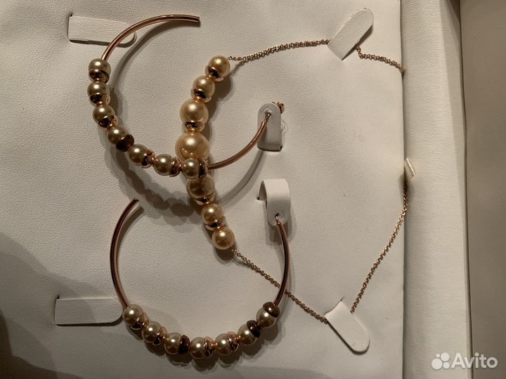 Бижутерия серьги и колье