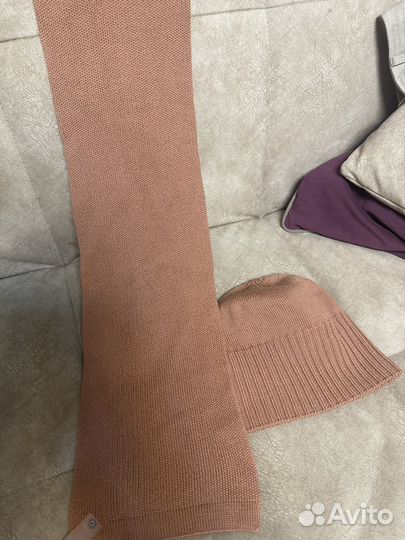 Женский шарф с шапкой