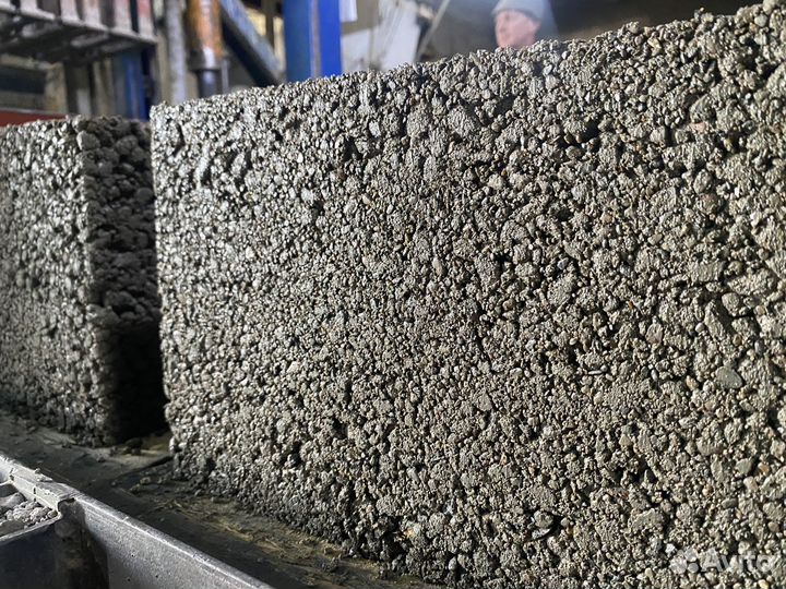 Керамзитоблок Перегородочный блок 90 мм