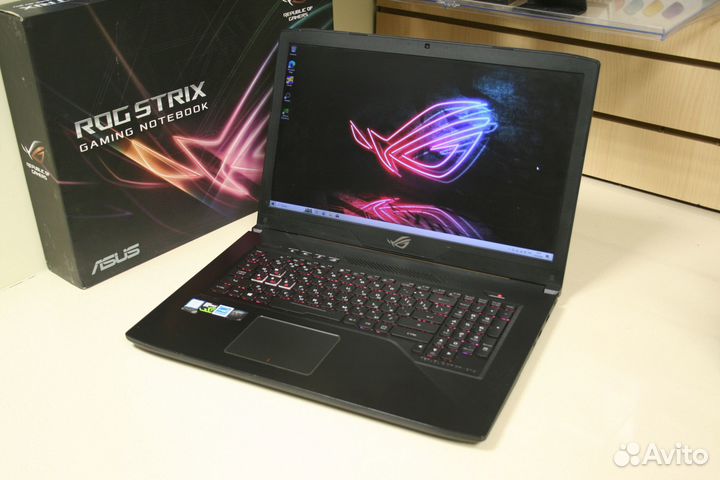 Игровой Asus ROG 17.3 / GTX 1060 / i7 / 16 RAM