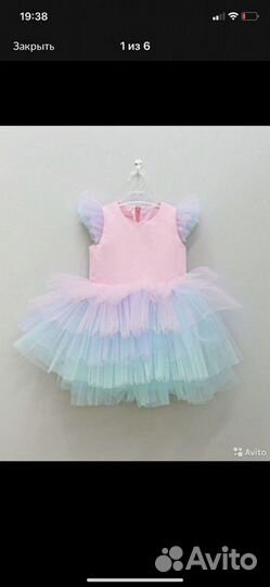 Платье детское нарядное