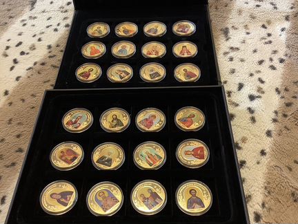 Коллекция монет «Небесные покровители»(святые)