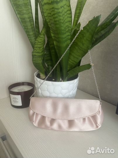 Клатч атласный