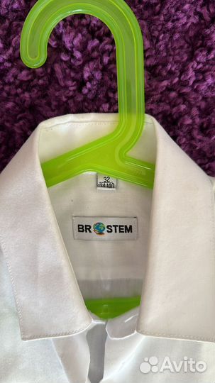 Рубашка белая 134-140 для мальчика