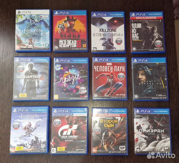 Игры Ps4/Ps5 диски