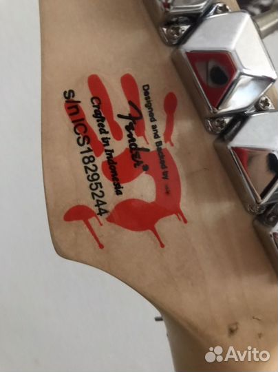 Электро гитара fender sqier stratocaster