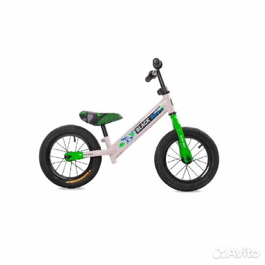 Беговел 12 Black Aqua сталь