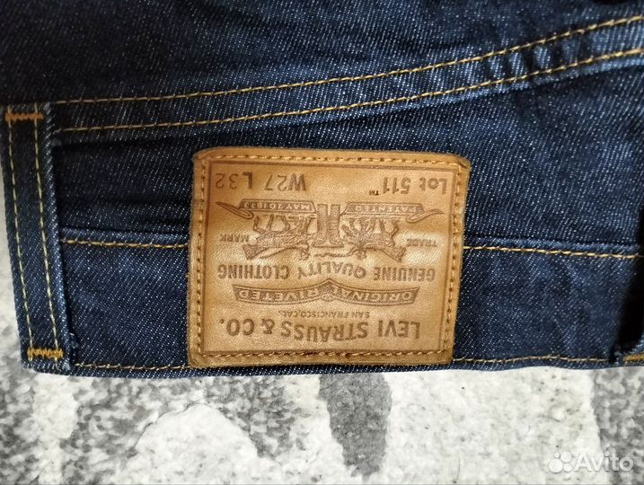 Джинсы Levis 511 мужские оригинальные