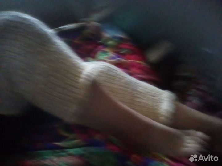 Наколенники из натуральной овечьей шерсти