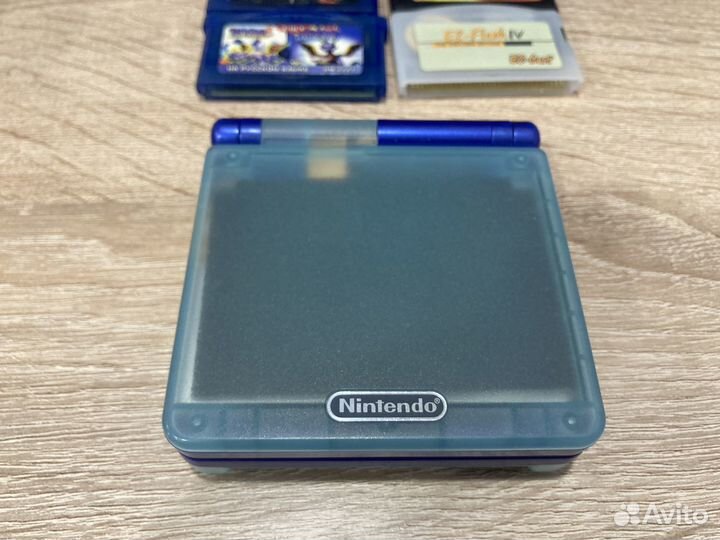 Gameboy Advance sp IPS MOD + Flash картридж EZ