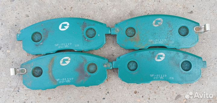 Тормозные колодки G-brake GP-01119 передние