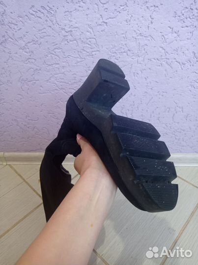 Ботфорты зимние натуральные