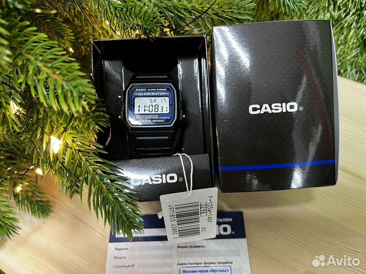 Часы Casio Illuminator Collection F-105W-1A