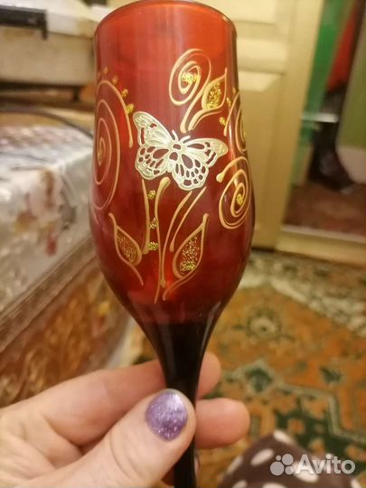 Комплект фужеров. Бокалов и рюмок