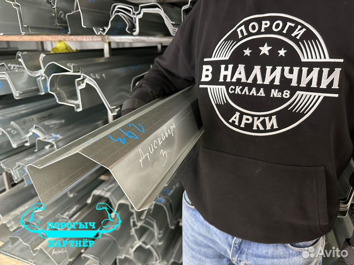 Ремонтный правый Порог Land Rover Discovery 3