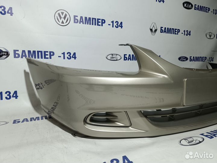 Бампер передний hyundai accent золотисто-желтый