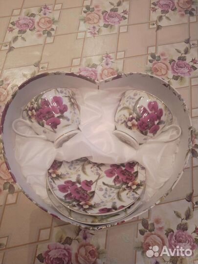 Чайная пара фарфор. Новая