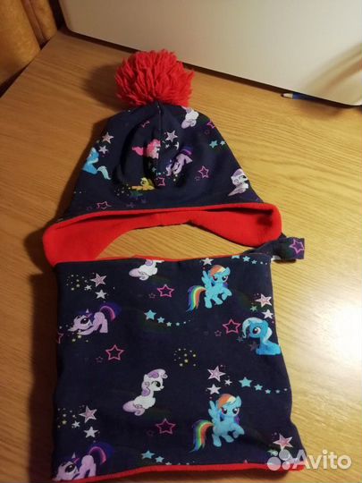 Комплект шапка, шарф